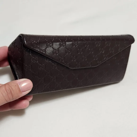 Gucci Guccissima  Foldable Collapsible Glasses Case - Picture 2 of 4